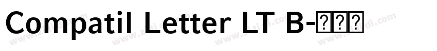 Compatil Letter LT B字体转换